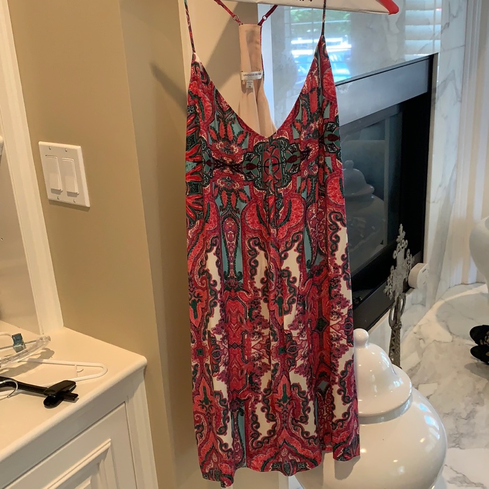 Lavender Brown summer dress